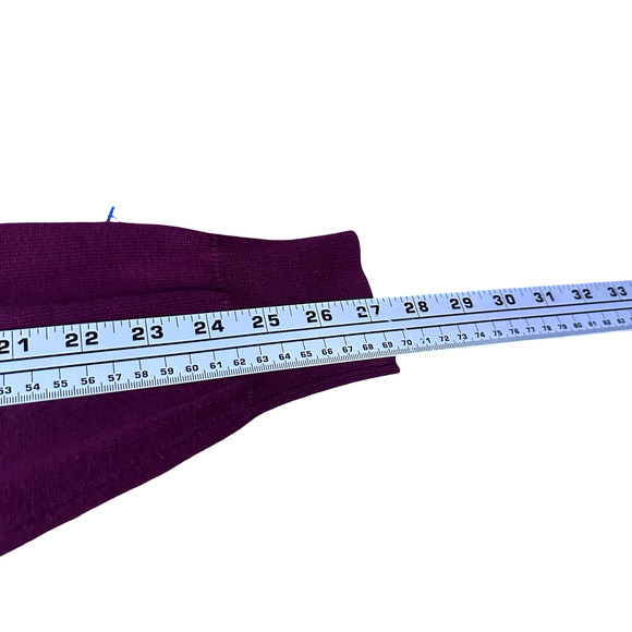 Peter Millar Sweater Men’s XL Burgundy Silk Cashmere Cotton Blend V-Neck Knit - Picture 8 of 9